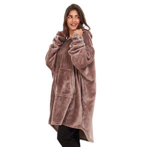 Snuggs Blanket Hoodie "Cafe"