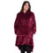 Snuggs Blanket Hoodie "Dark Red"
