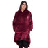 Snuggs Blanket Hoodie "Dark Red"