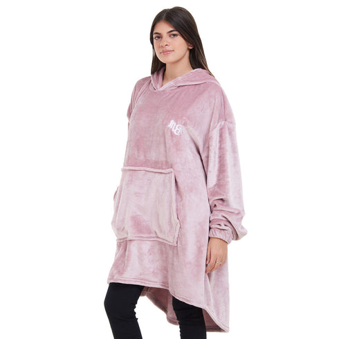 Snuggs Blanket Hoodie "Light Mauve"