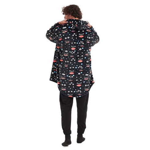 Snuggs Blanket Hoodie "Black monster"