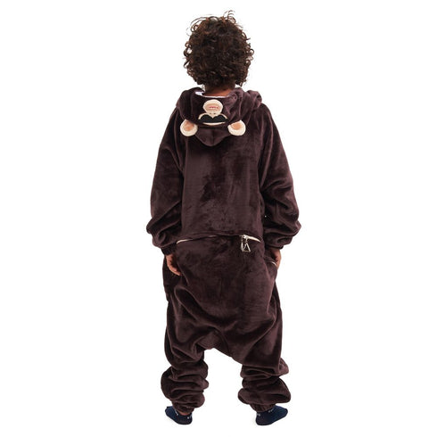Snuggs Kids Blanket Onesie "Monkey"