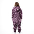 Snuggs Kids Blanket Onesie "Purple stars Onesie"