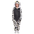 Snuggs Kids Blanket Onesie "Black Cow"