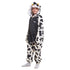 Snuggs Kids Blanket Onesie "Black Cow"