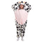 Snuggs Kids Blanket Onesie "Rose Cow"