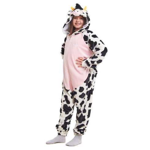 Snuggs Kids Blanket Onesie "Rose Cow"