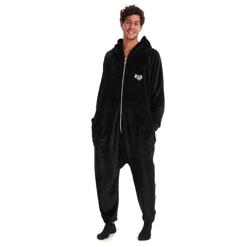 Snuggs Blanket Onesie "Black"
