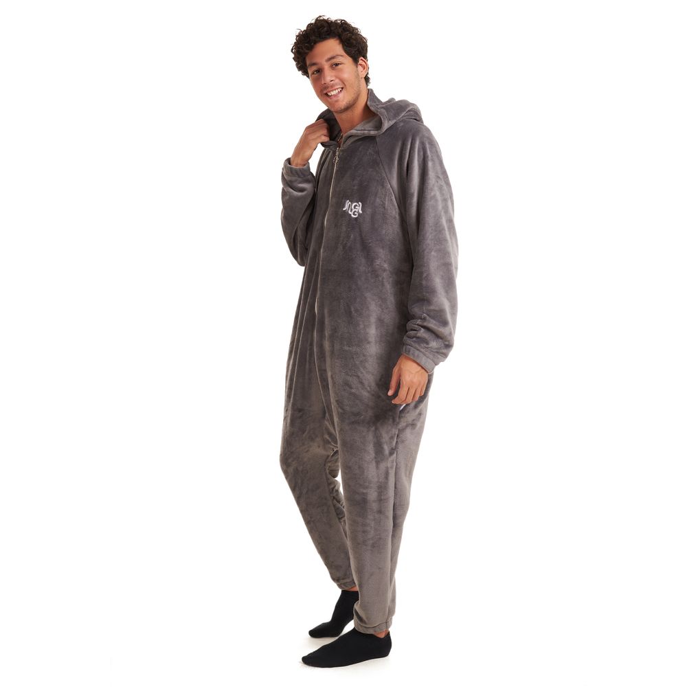 Snuggs Blanket Onesie "Dark Grey" Snuggseu