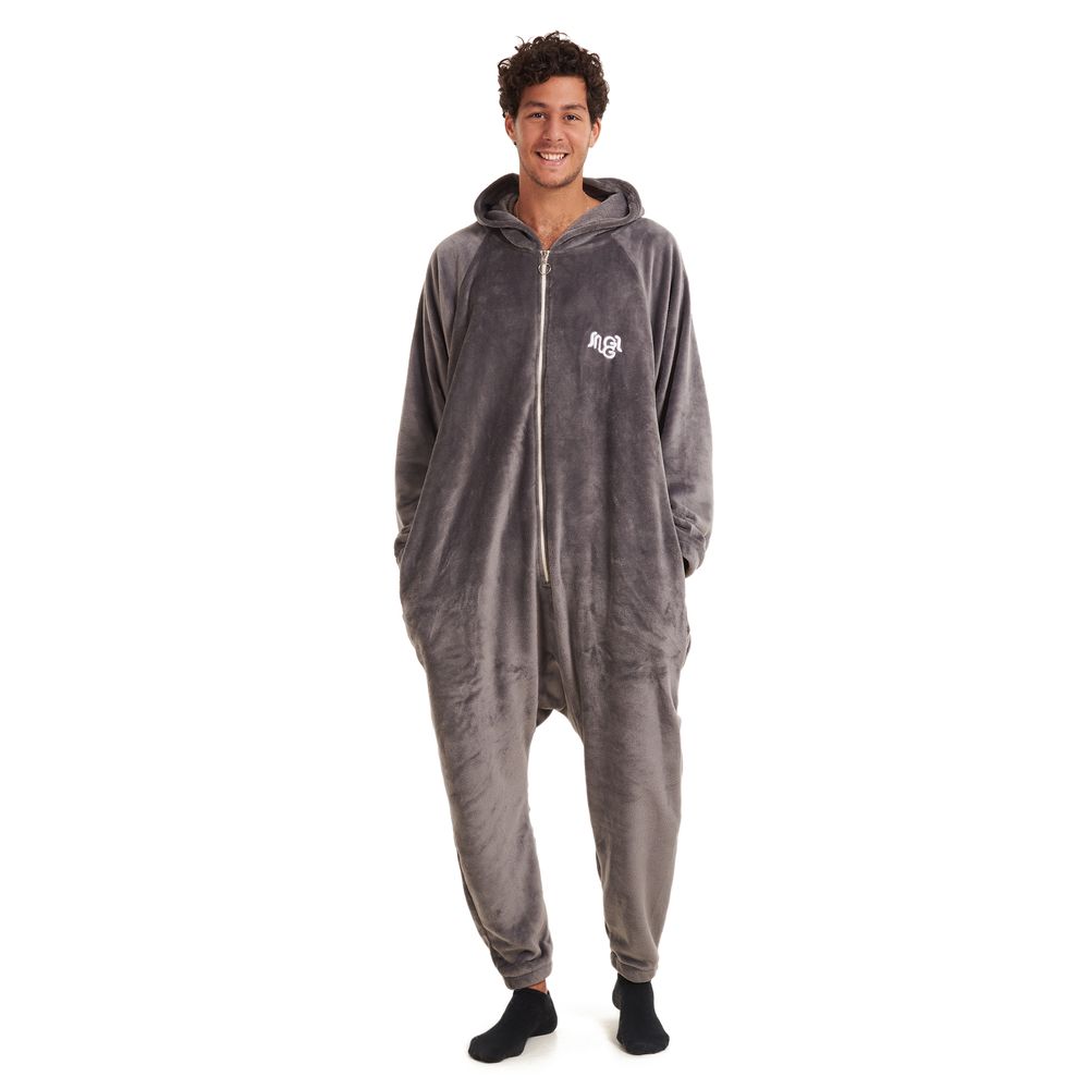 Snuggs Blanket Onesie "Dark Grey" Snuggseu