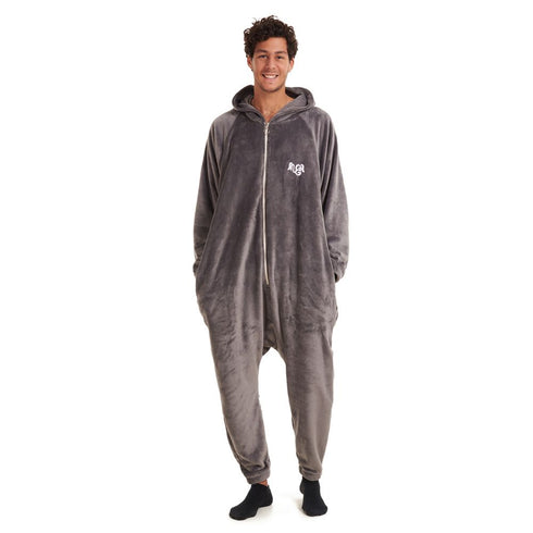 Snuggs Blanket Onesie "Dark Grey"