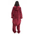 Snuggs Blanket Onesie "Dark red"