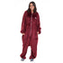 Snuggs Blanket Onesie "Dark red"