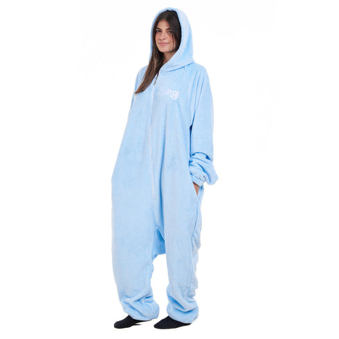 Snuggs Blanket Onesie "Light blue"