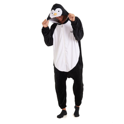 Snuggs Blanket Animal Onesie "Penguin"