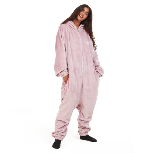 Snuggs Blanket Onesie "Light Mauve"
