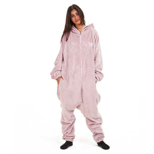 Snuggs Blanket Onesie "Light Mauve"