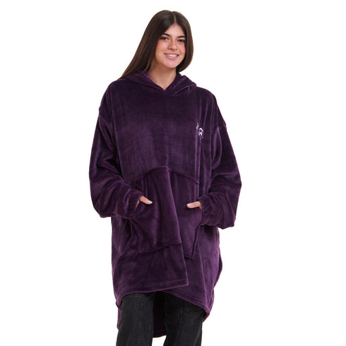 Snuggs Blanket Hoodie "Deep violet"