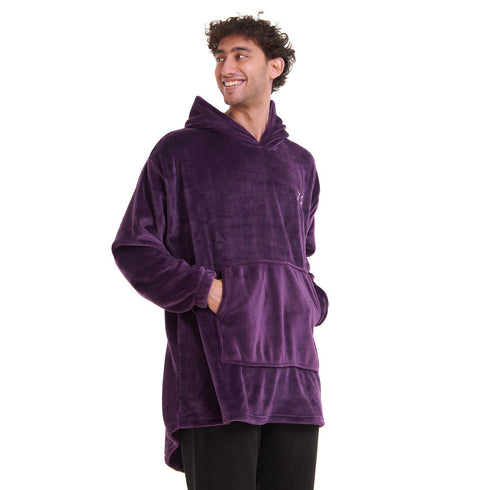 Snuggs Blanket Hoodie "Deep violet"