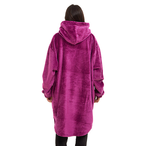 Snuggs Blanket Hoodie "Fuchsia"