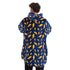 Snuggs Blanket Hoodie "Dark Blue Bolt"