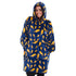 Snuggs Blanket Hoodie "Dark Blue Bolt"