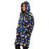 Snuggs Blanket Hoodie "Dark Blue Bolt"