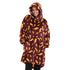 Snuggs Blanket Hoodie "Dark Red Bolt"