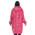 Snuggs Blanket Hoodie "Fuchsia Space"