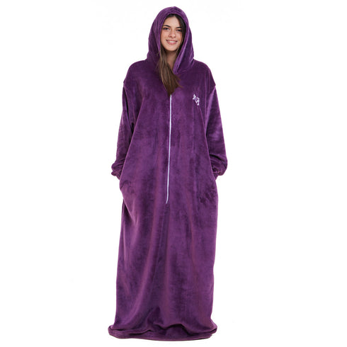Snuggs Monk Wearable Blanket "Deep Violet"