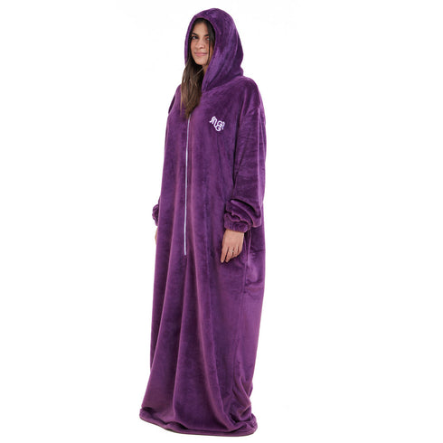 Snuggs Monk Wearable Blanket "Deep Violet"