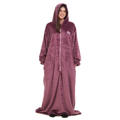 Snuggs Monk Wearable Blanket "Mauve"