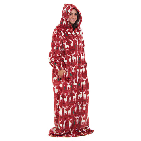 Snuggs Wearable Blanket Monk "Red Christmas"
