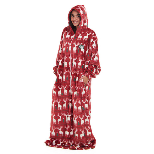 Snuggs Wearable Blanket Monk "Red Christmas"