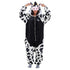 Snuggs Blanket Animal Onesie "Black Cow"