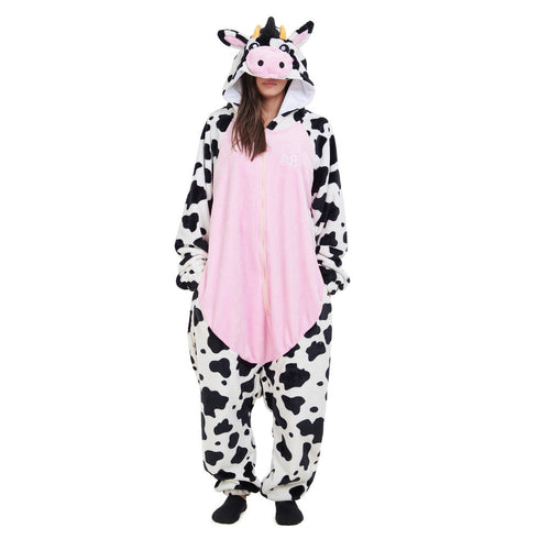 Snuggs Blanket Animal Onesie "Rose Cow"