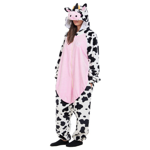 Snuggs Blanket Animal Onesie "Rose Cow"