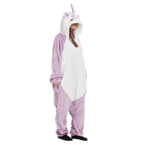 Snuggs Blanket Animal Onesie "Purple Unicorn"