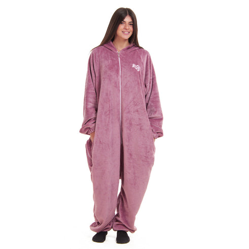 Snuggs Blanket Onesie "Dark cashmere"