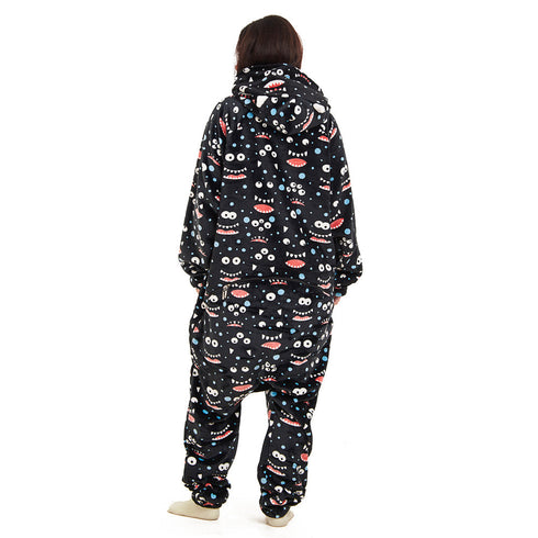 Snuggs Blanket Onesie "Black monster"