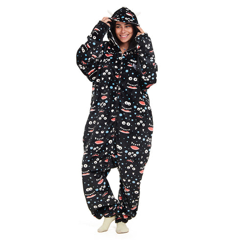 Snuggs Blanket Onesie "Black monster"