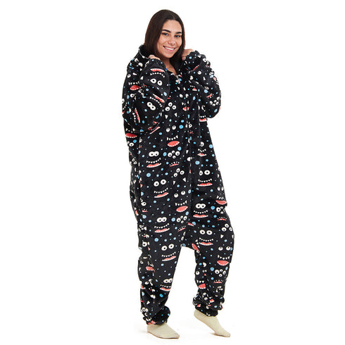 Snuggs Blanket Onesie "Black monster"