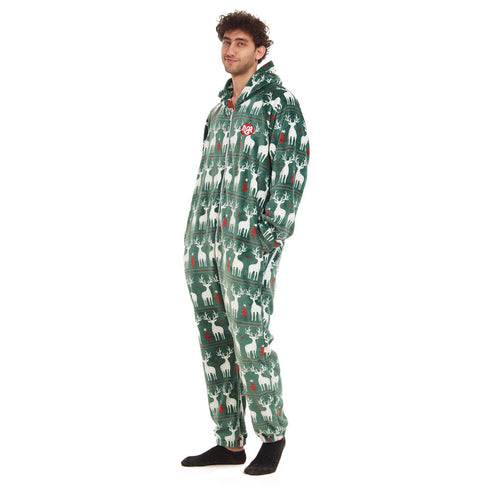 Snuggs Blanket Onesie "Green Christmas"