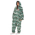 Snuggs Blanket Onesie "Green Christmas"