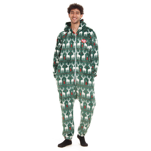 Snuggs Blanket Onesie "Green Christmas"