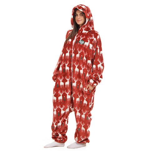 Snuggs Blanket Onesie "Red Christmas"