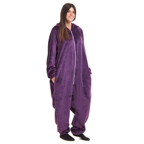 Snuggs Blanket Onesie "Deep violet"