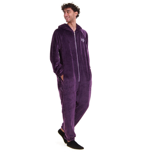Snuggs Blanket Onesie "Deep violet"