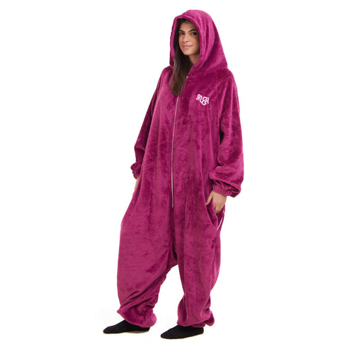 Snuggs Blanket Onesie "Fuchsia"