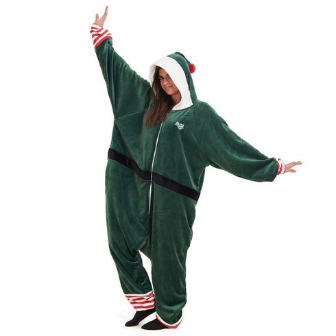 Snuggs Blanket Christmas Onesie "Christmas Elf"